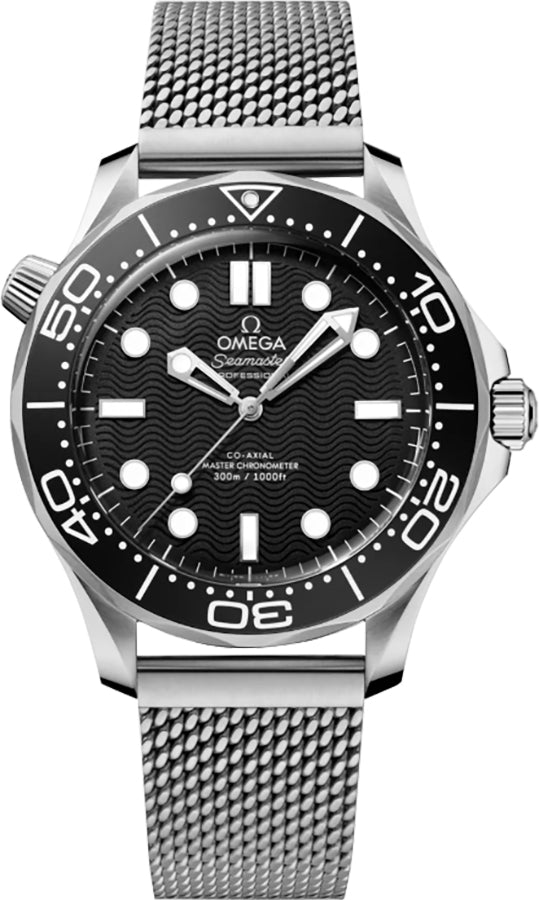 Omega Seamaster Diver 300M Black Dial Steel Men's Watch 210.30.42.20.01.010