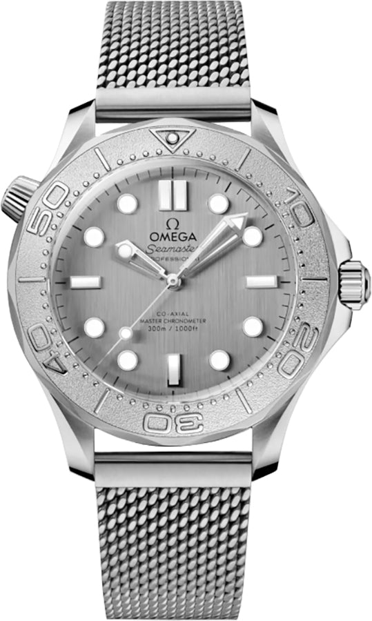 Omega Seamaster Diver 300M Grey Dial Steel Men's Watch 210.30.42.20.06.002