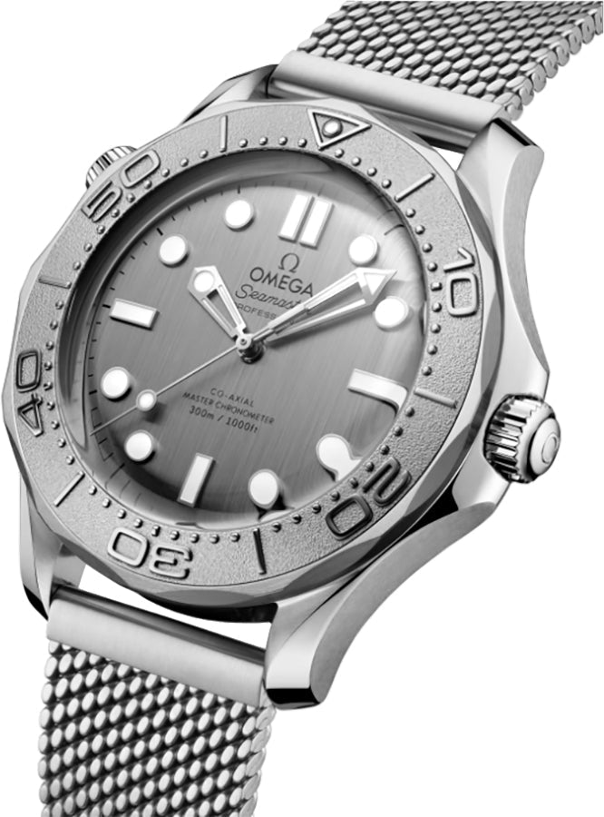 Omega Seamaster Diver 300M Grey Dial Steel Men's Watch 210.30.42.20.06.002