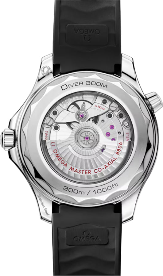 Omega Seamaster Diver 300M Black Rubber Strap Men's Watch 210.32.42.20.01.003