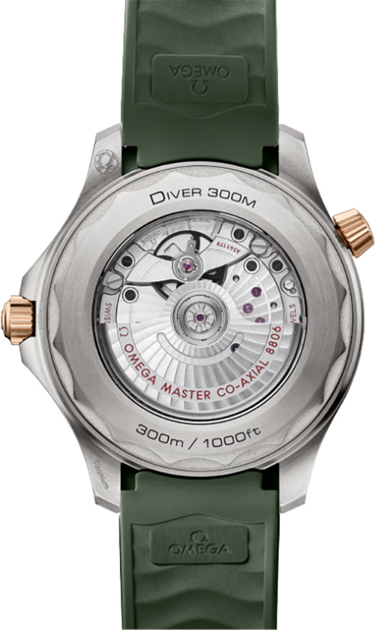 Omega Seamaster Diver Titanium & Bronze Gold Men's Watch 210.92.42.20.10.001