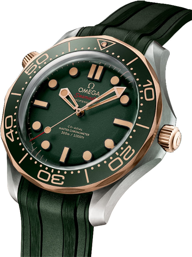 Omega Seamaster Diver Titanium & Bronze Gold Men's Watch 210.92.42.20.10.001