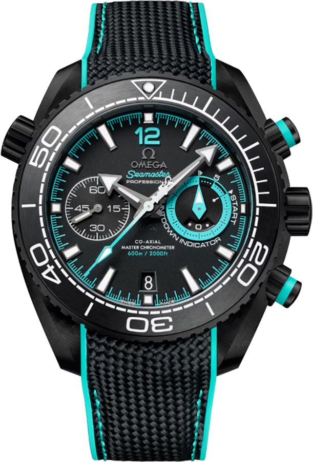 Omega Seamaster Planet Ocean ETNZ Deep Black Men's Watch 215.92.46.51.01.003