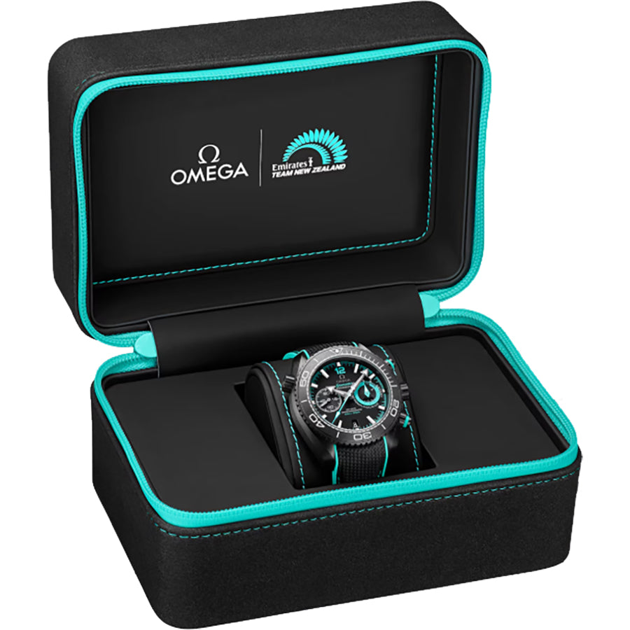 Omega Seamaster Planet Ocean ETNZ Deep Black Men's Watch 215.92.46.51.01.003