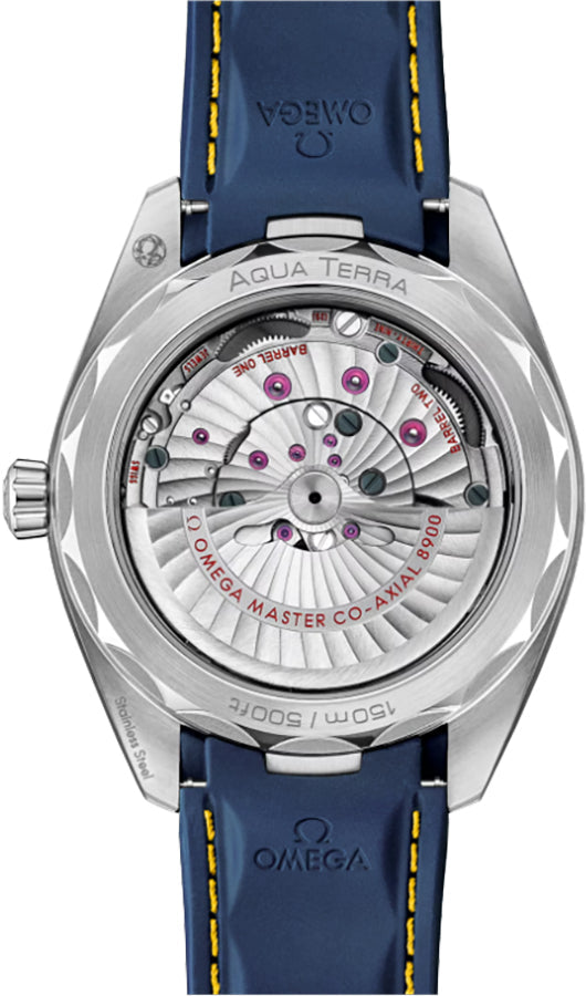 Omega Seamaster Aqua Terra Blue & Yellow Men's Watch 220.12.41.21.03.009