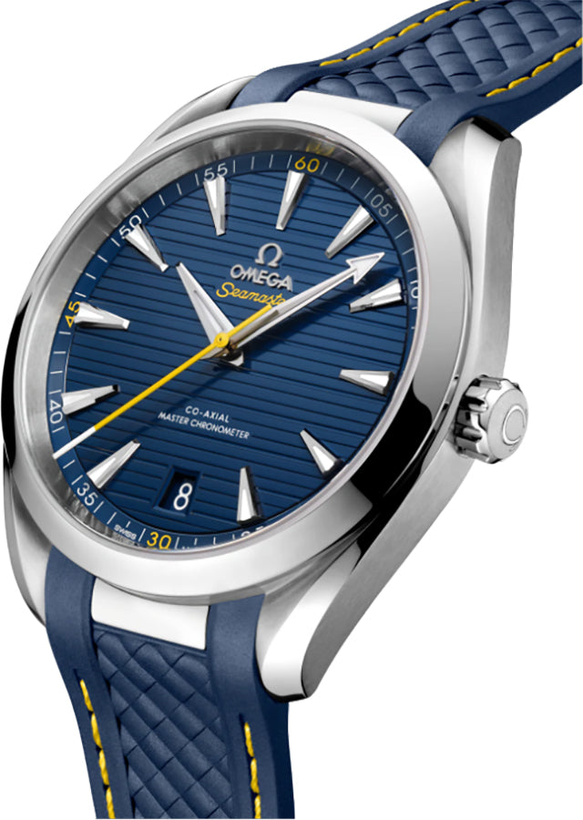 Omega Seamaster Aqua Terra Blue & Yellow Men's Watch 220.12.41.21.03.009
