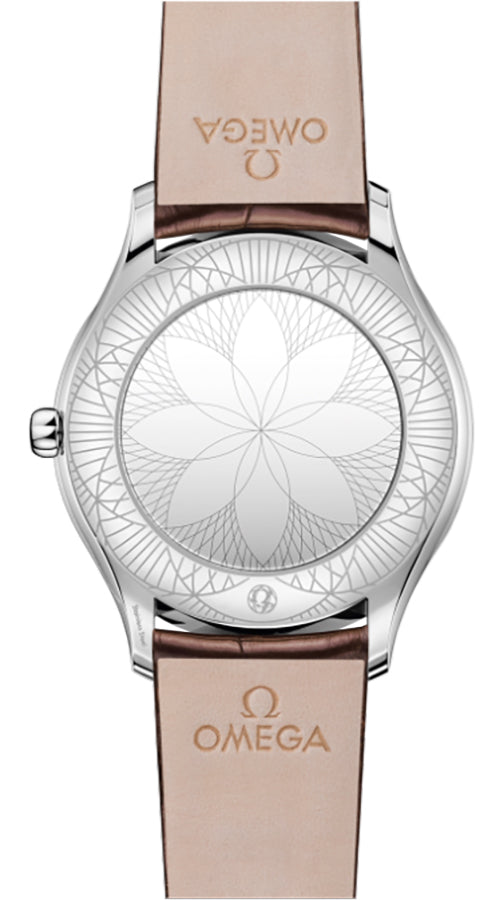 Omega De Ville Tresor Brown Dial Quartz Women's Watch 428.18.36.60.13.001