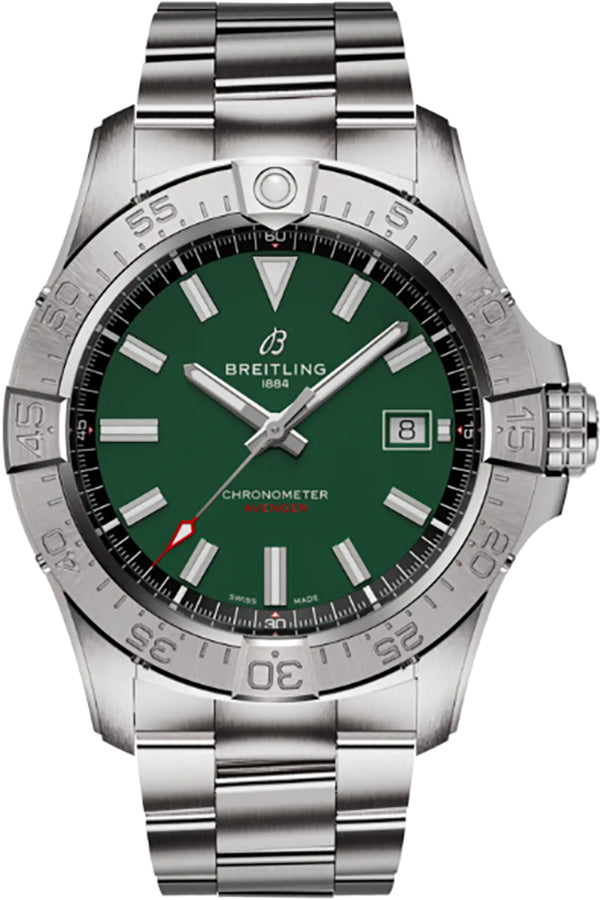 Breitling Avenger Automatic 42 Green Dial Steel Men's Watch A17328101L1A1