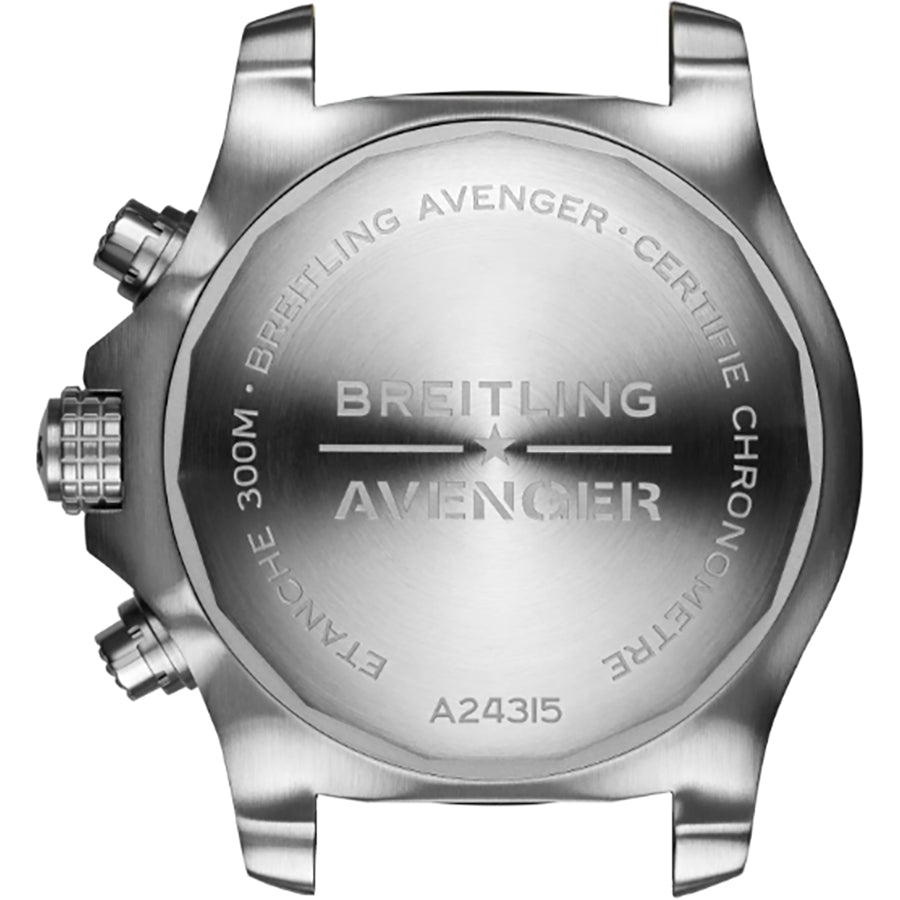 Breitling Avenger Chronograph GMT 45 Black Dial Men's Watch A24315101B1P1