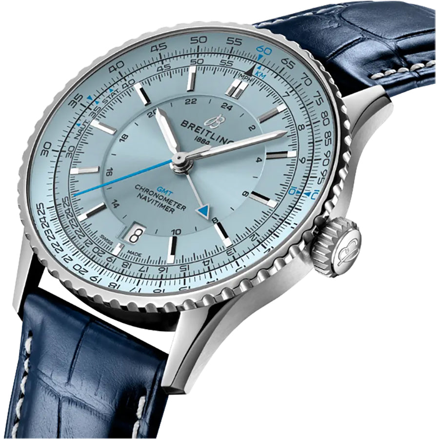 Breitling Navitimer Automatic GMT 41 Blue Dial Men's Watch A32310171C1P1