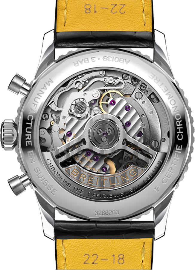 Breitling Navitimer B01 Chronograph 41 Black Dial Men's Watch AB0139211B1P1