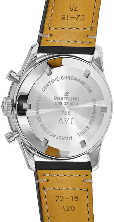 Breitling AVI Ref. 765 1953 Re-Edition Black Dial Men's Watch AB0920131B1X2