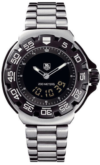 Tag Heuer Formula 1 Stainless Steel Black Dial Men's Watch CAC111D.BA0850