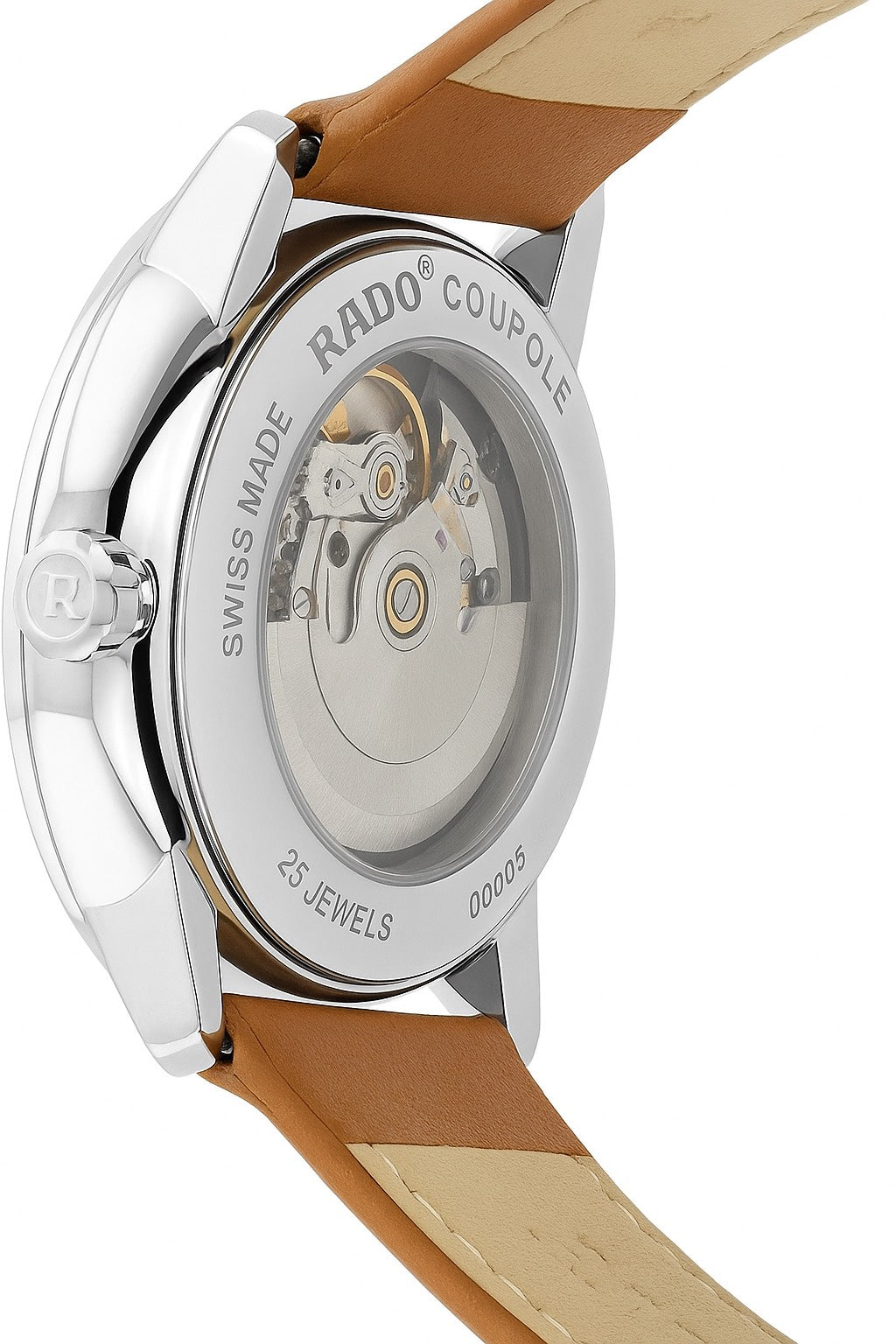 Rado Coupole Blue Dial Brown Leather 41mm Men's Watch R22880205