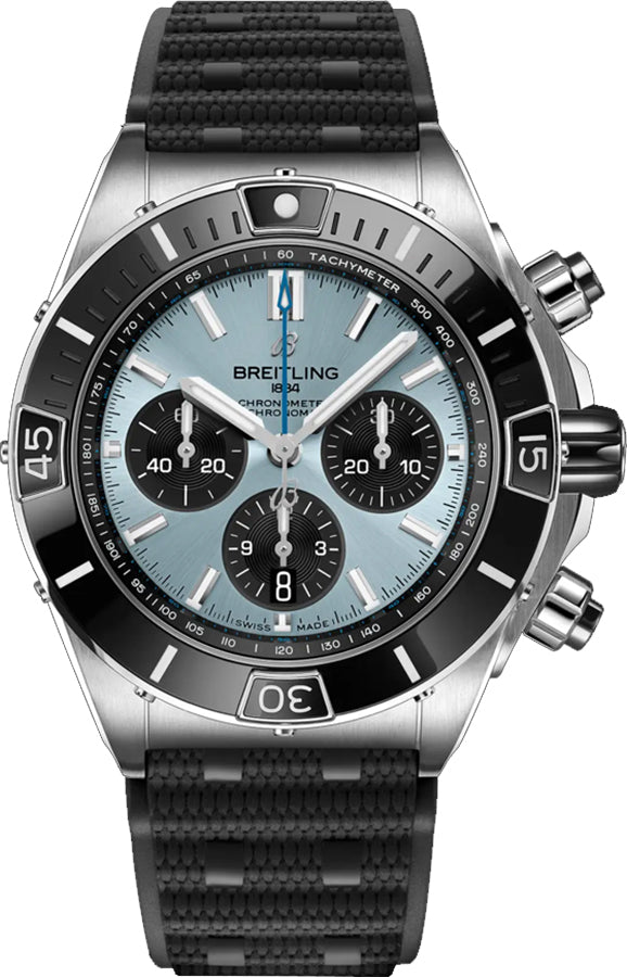 Breitling Super Chronomat B01 44 Blue Dial Men's Watch PB0136251C1S1