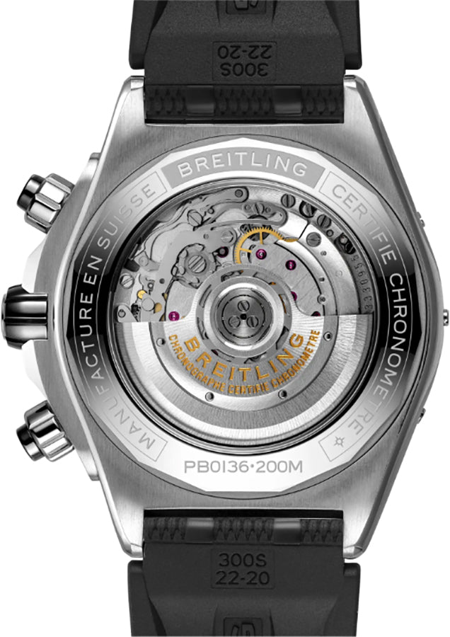 Breitling Super Chronomat B01 44 Blue Dial Men's Watch PB0136251C1S1