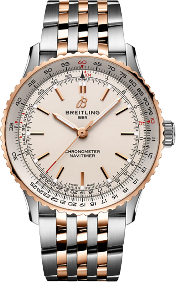 Breitling Navitimer Automatic 41 Steel & Rose Gold Men's Watch U17329F41G1U1