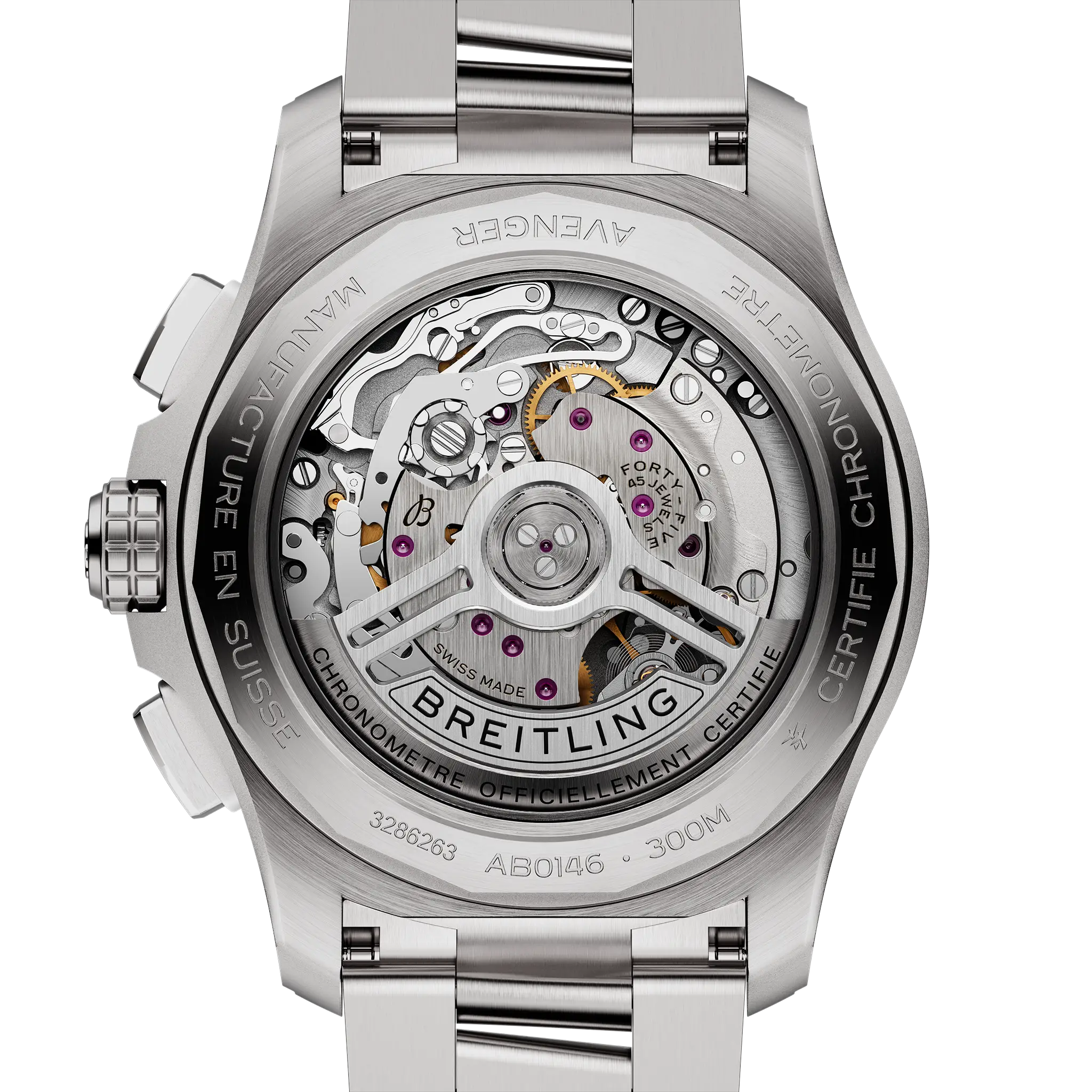 Breitling Avenger B01 Chronograph 42 Green Dial Men's Watch AB0146101L1A1