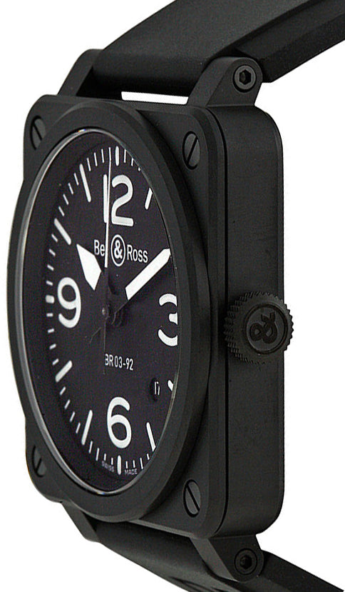 Bell & Ross Aviation Instruments Black Matte Men's Watch BR0392-BL-CE