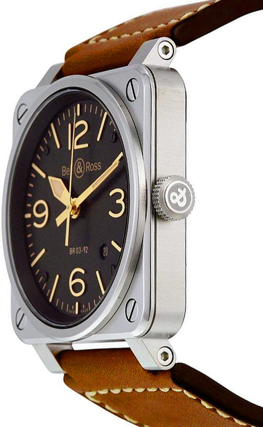 Bell & Ross Aviation Instruments BR0392-ST-G-HE/SCA