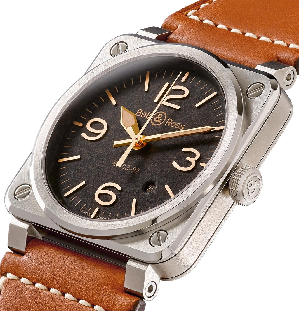 Bell & Ross Aviation Instruments 42mm Men's Watch BR0392-GH-ST/SCA