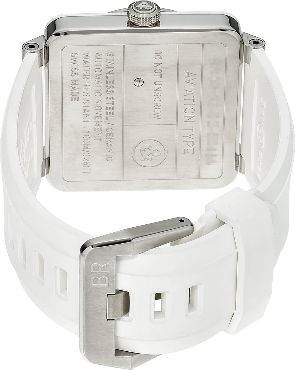 Bell & Ross Aviation Instruments White Ceramic Women's Watch BR0392-WH-C