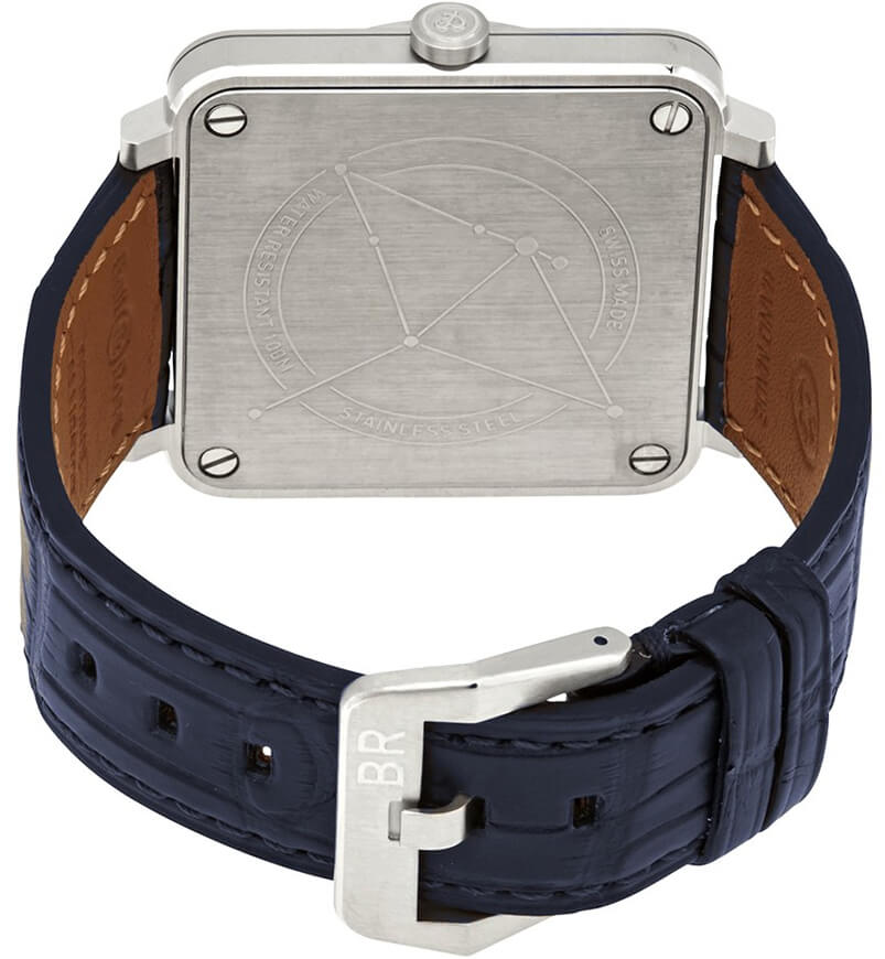 Bell & Ross Aviation Instruments BR S Blue Diamond Eagle Men's Watch BRS-EA-ST/SCR