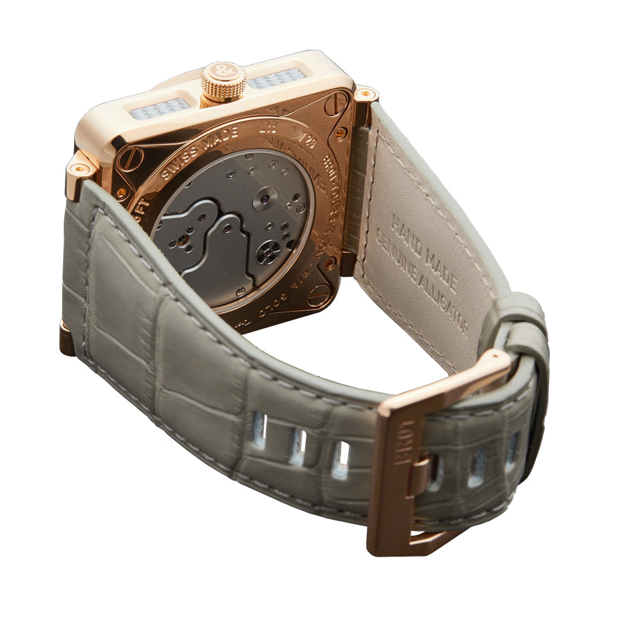 Bell & Ross Aviation Instruments Limited Edition Watch BR01-TOURB-PG/ALU