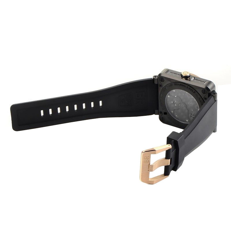 Bell & Ross Aviation Instruments Luxury Men's Watch BR01-TOURB-PG/DCL