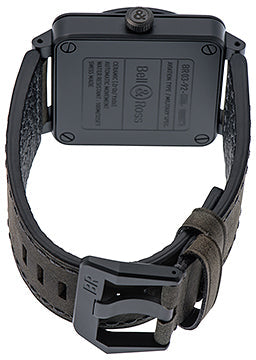 Bell & Ross Aviation Instruments Black Ceramic Men's Watch BR0392-BL3-CE/SCA