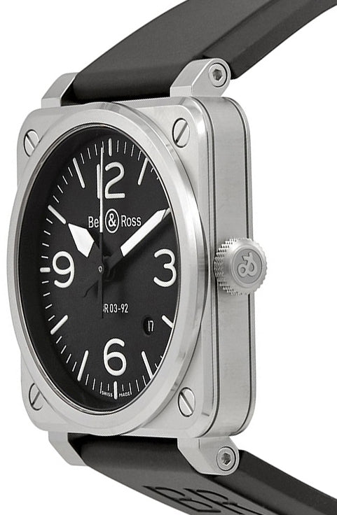 Bell & Ross Aviation Instruments Automatic Men's Watch BR0392-BLC-ST