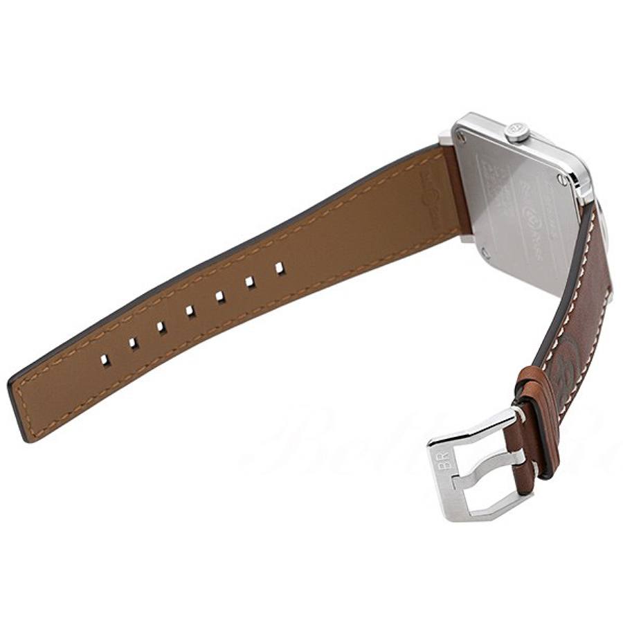 Bell & Ross Aviation Instruments White Dial Men's Watch BRS-WHERI-ST-SCA