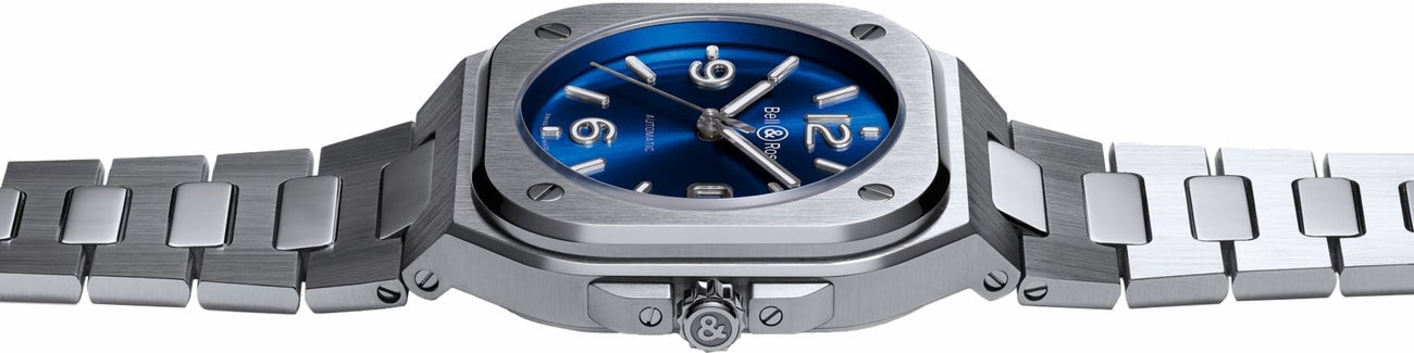 Bell & Ross BR 05 Blue Dial Steel Men's Watch BR05A-BLU-ST/SST