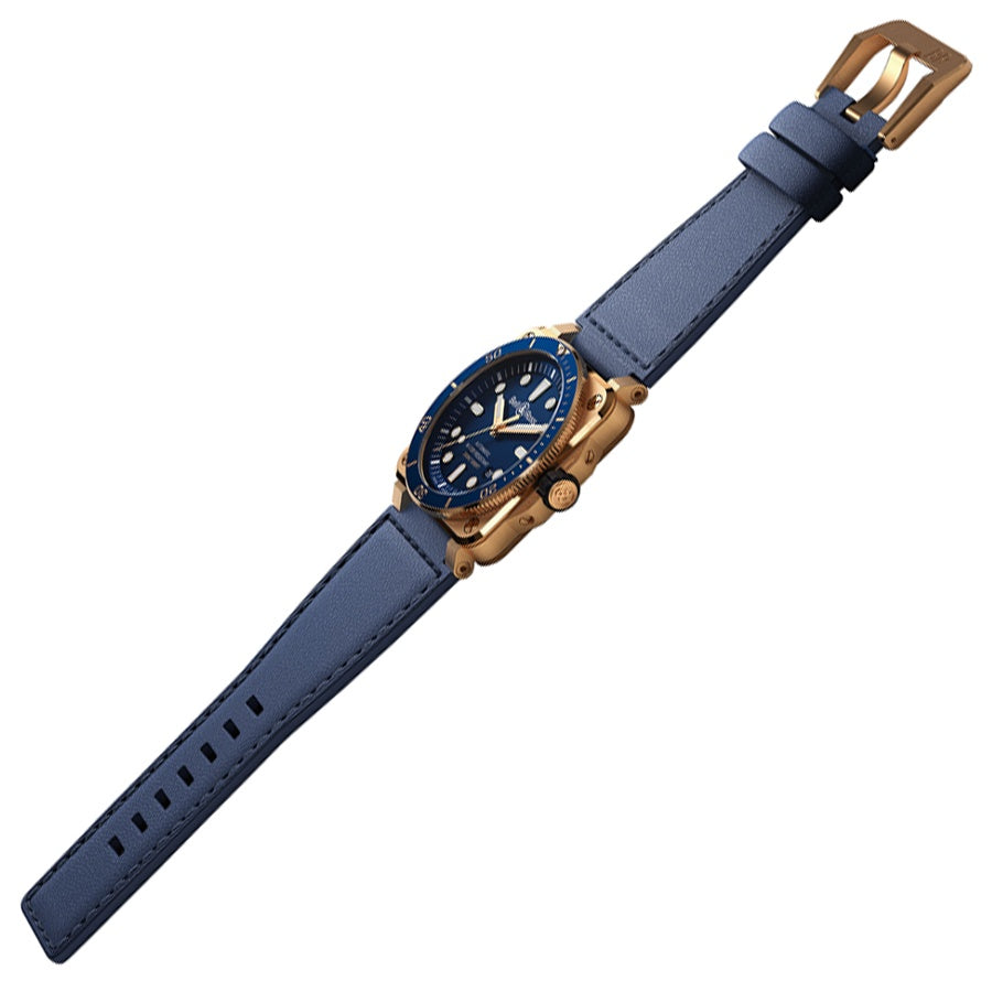 Bell & Ross Instruments Blue Bronze Men's Watch BR0392-D-LU-BR/SCA
