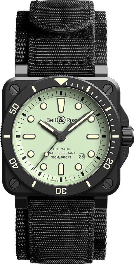 Bell & Ross Instruments Luminescent Men's Watch BR0392-D-C5-CE/SRB