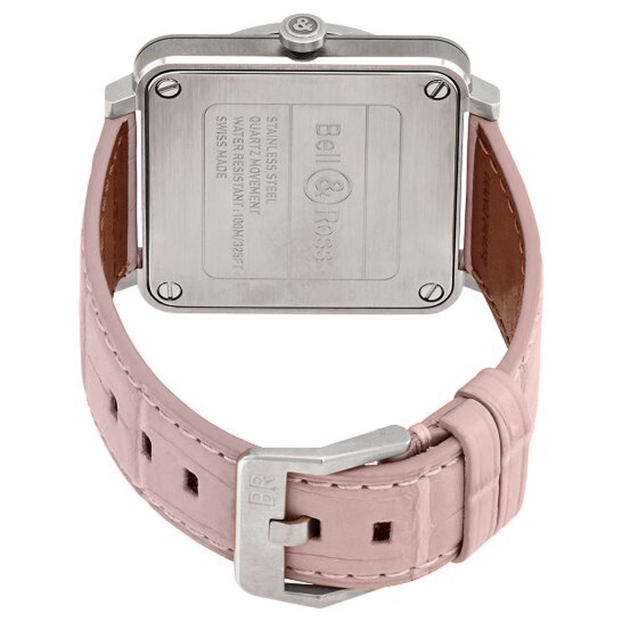 Bell & Ross Instruments Pink Dial Diamond 39mm Women's Watch BRS-PK-ST-LGD/SCR