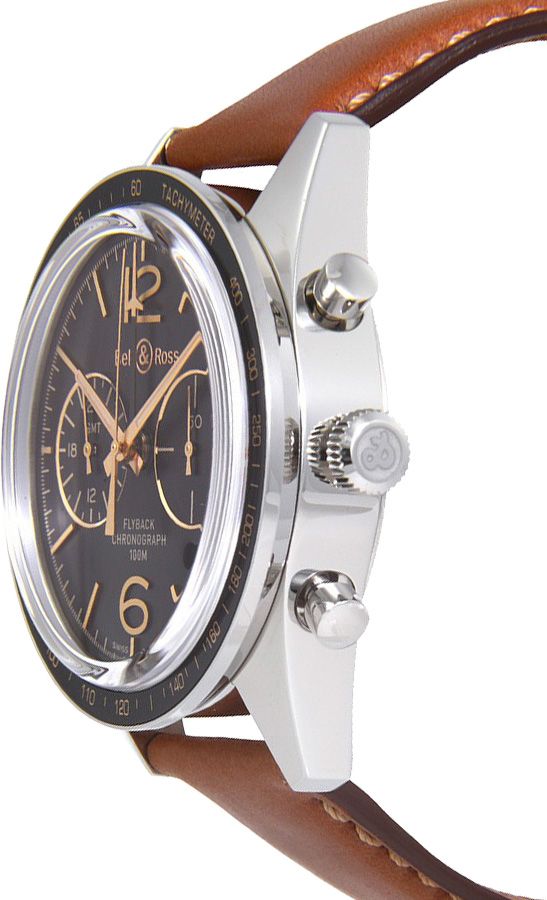 Bell & Ross Vintage GMT Flyback Limited Edition Men's Watch BRV126-FLY-GMT/SCA