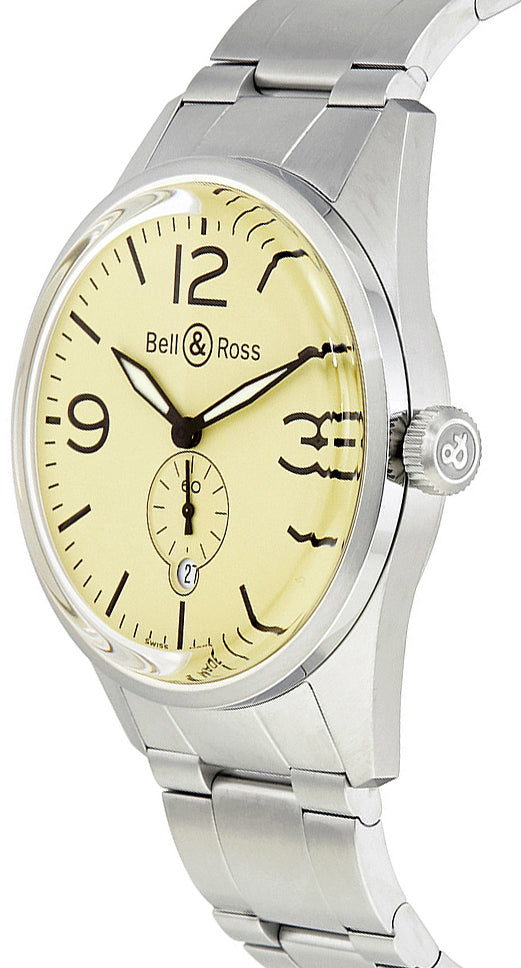 Bell & Ross Vintage Original Stainless Steel Men's Watch BRV123-BEI-ST/SST