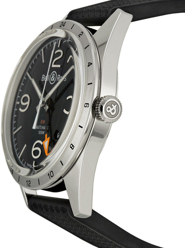 Bell & Ross Vintage Original BRV123-BL-GMT/SRB