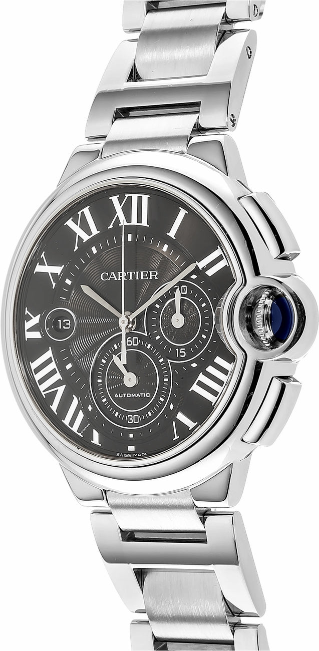 Cartier Ballon Bleu Black Dial Chronograph Men's Watch W6920025
