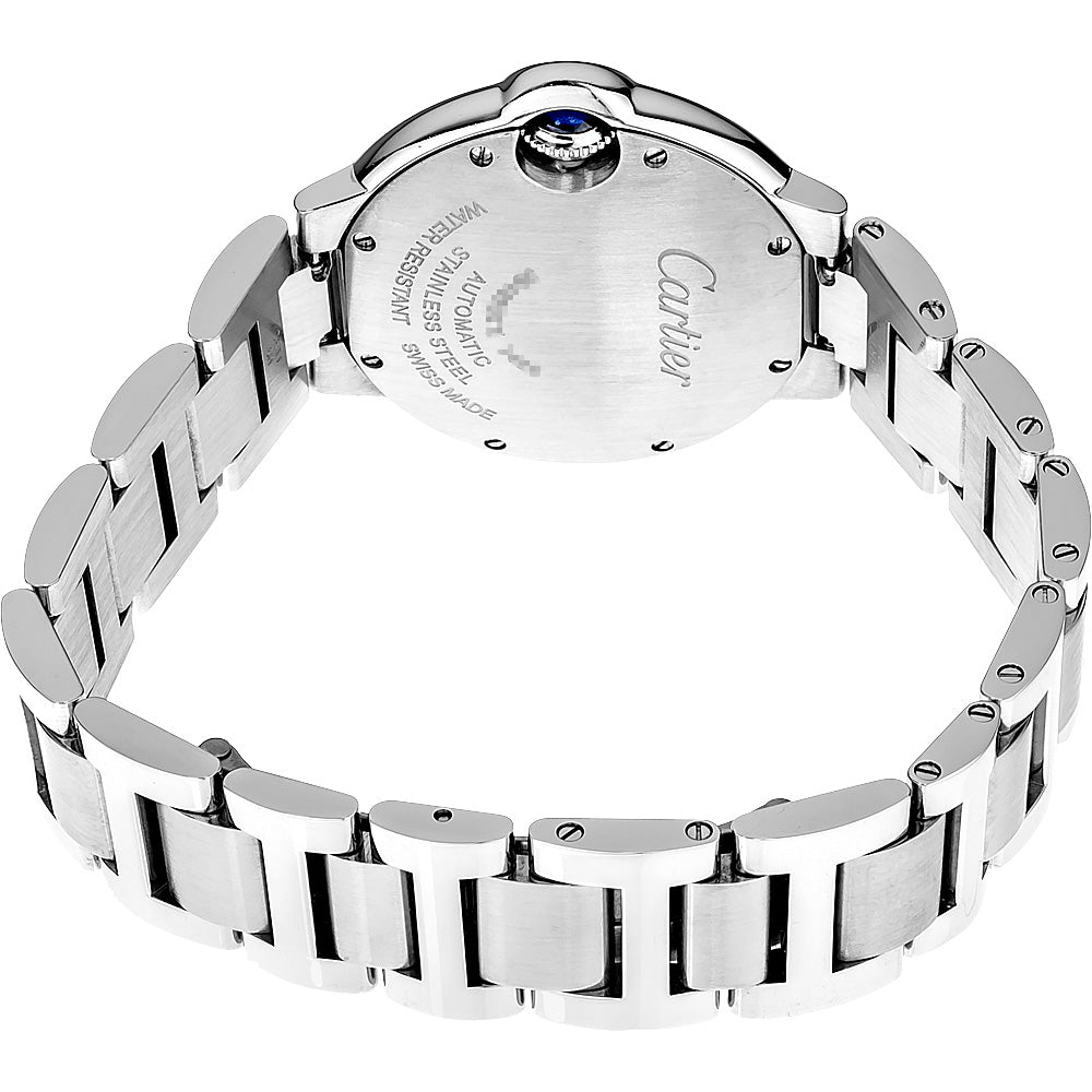 Cartier Ballon Bleu Steel Diamond Women's Watch WE902074