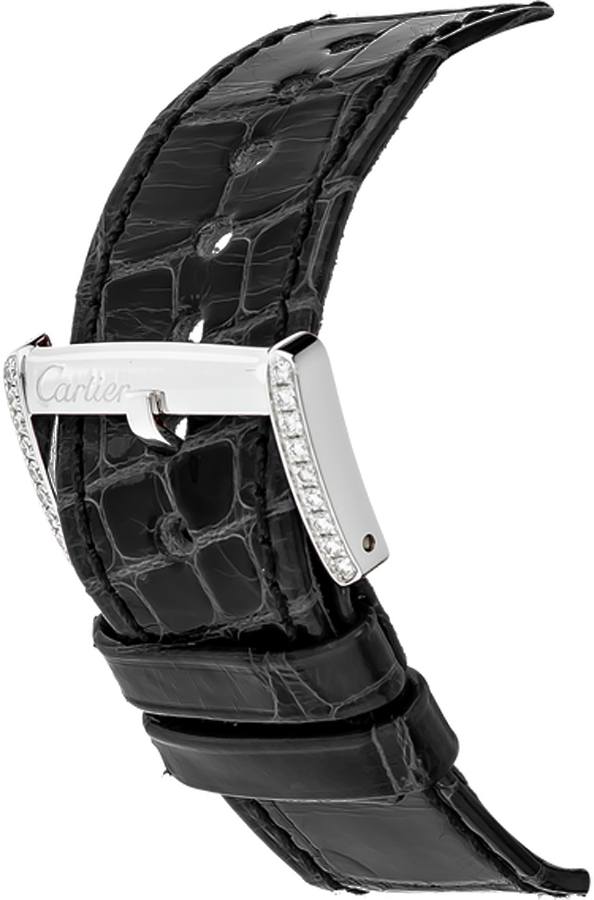 Cartier Tank Divan 18k White Gold Diamonds Women's Watch WA301571