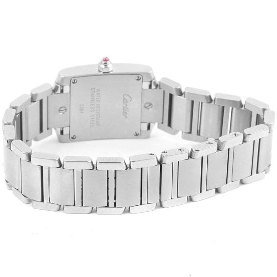 Cartier Tank Francaise Pink Pearl Petite Women's Watch W51028Q3