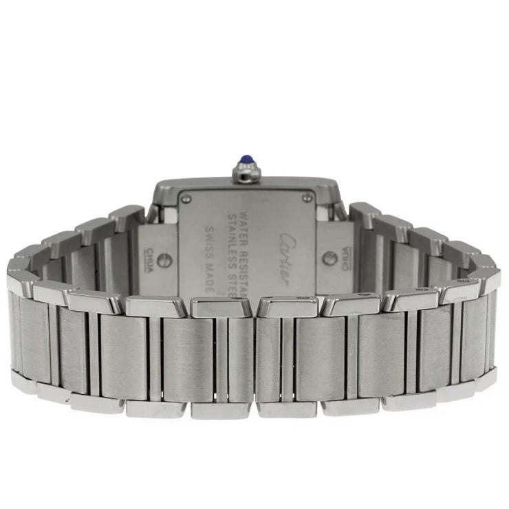 Cartier Tank Francaise Diamond Dial Women's Dress Watch WE110006