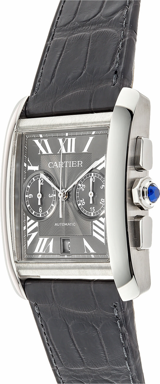 Cartier Tank MC Grey Dial Chronograph Men's Watch W5330008