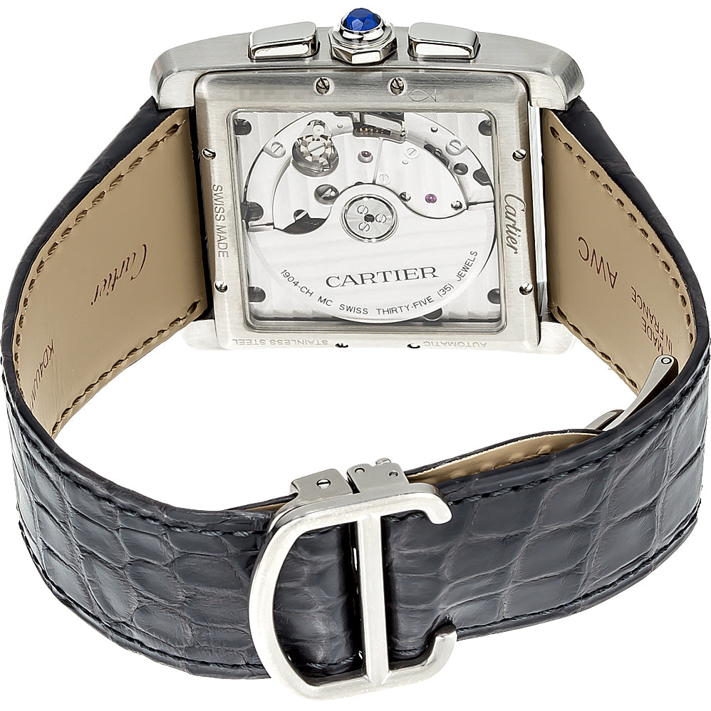 Cartier Tank MC Grey Dial Chronograph Men's Watch W5330008