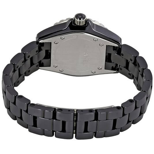 Chanel J12 Quartz Black Ceramic Women's Watch H0682