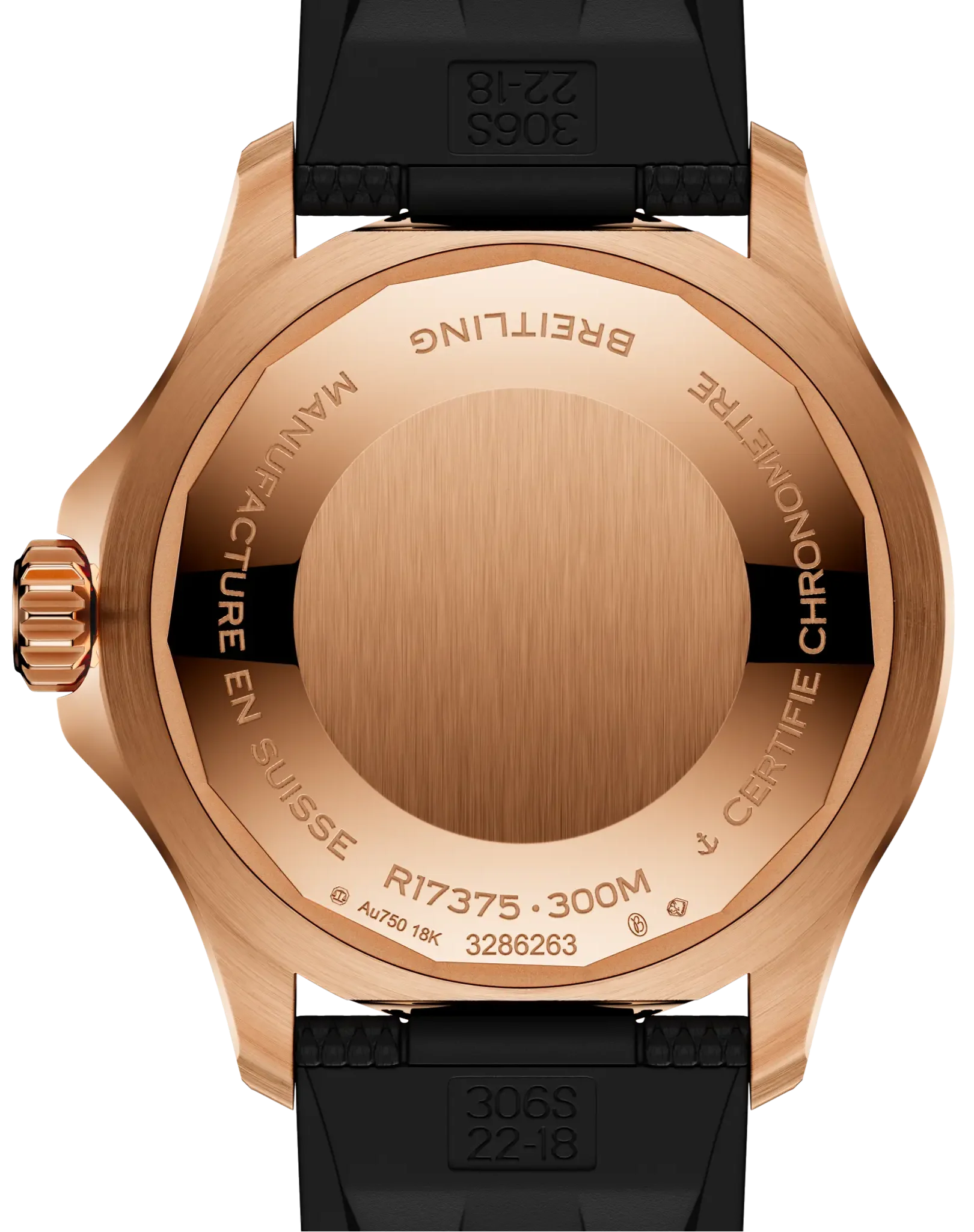 Breitling Superocean Automatic 42 Red/Rose Gold Men's Watch R17375211B1S1