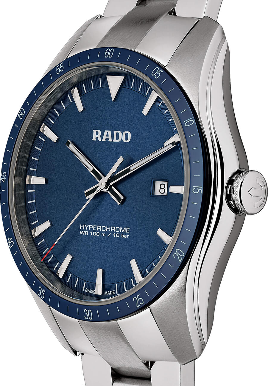 Rado HyperChrome Quartz Blue Dial Steel Men's Watch R32502203