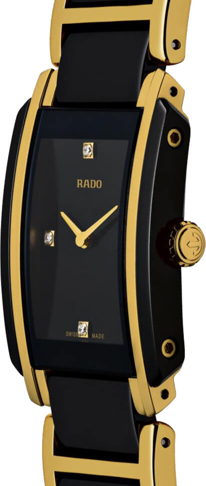 Rado Integral Diamonds Black Dial 22.7mm Women's Watch R20845712